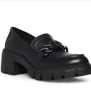 Madden Girl Black Hoxton Loafers